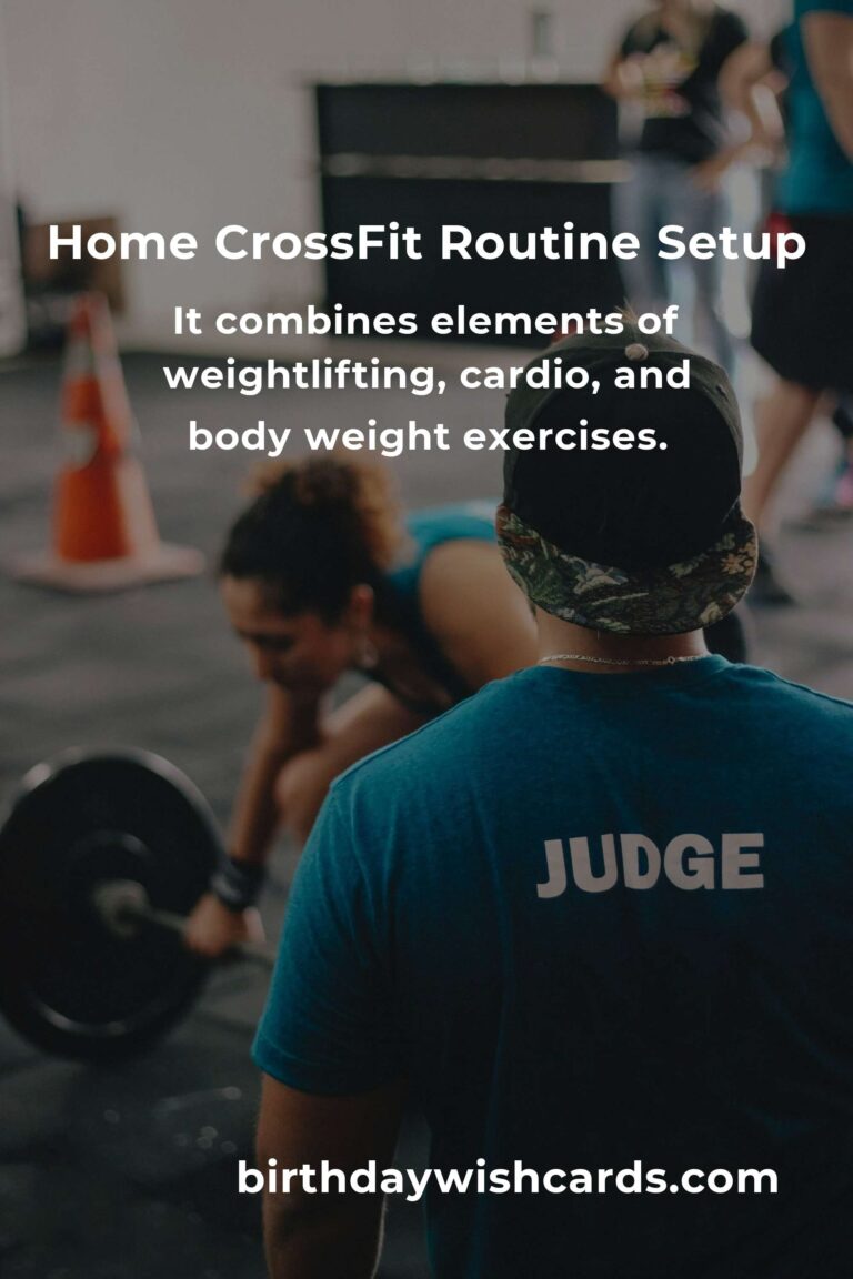 Effective Home CrossFit Routine for Empty Nesters