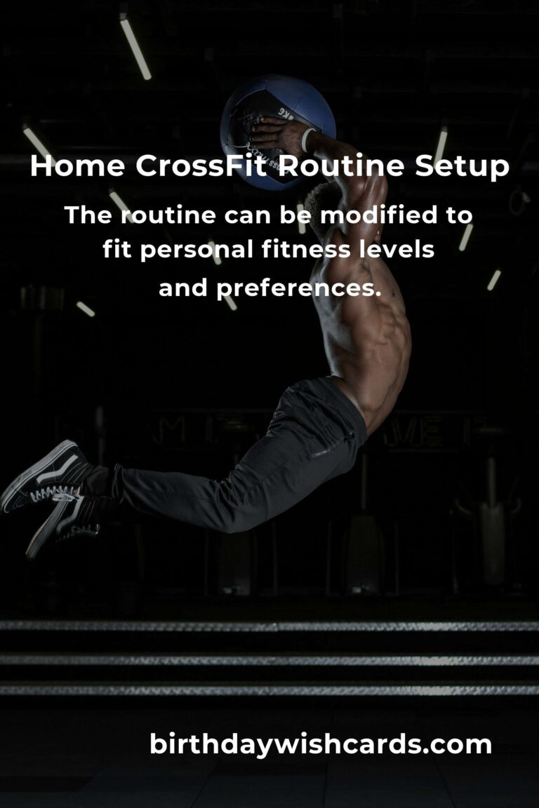 Effective Home CrossFit Routine for Empty Nesters