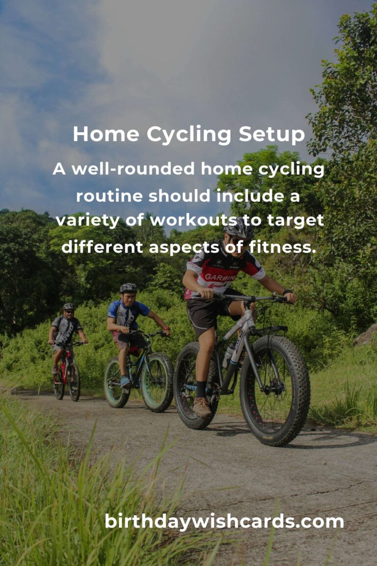 Effective Home Cycling Routine for Fitness Enthusiasts