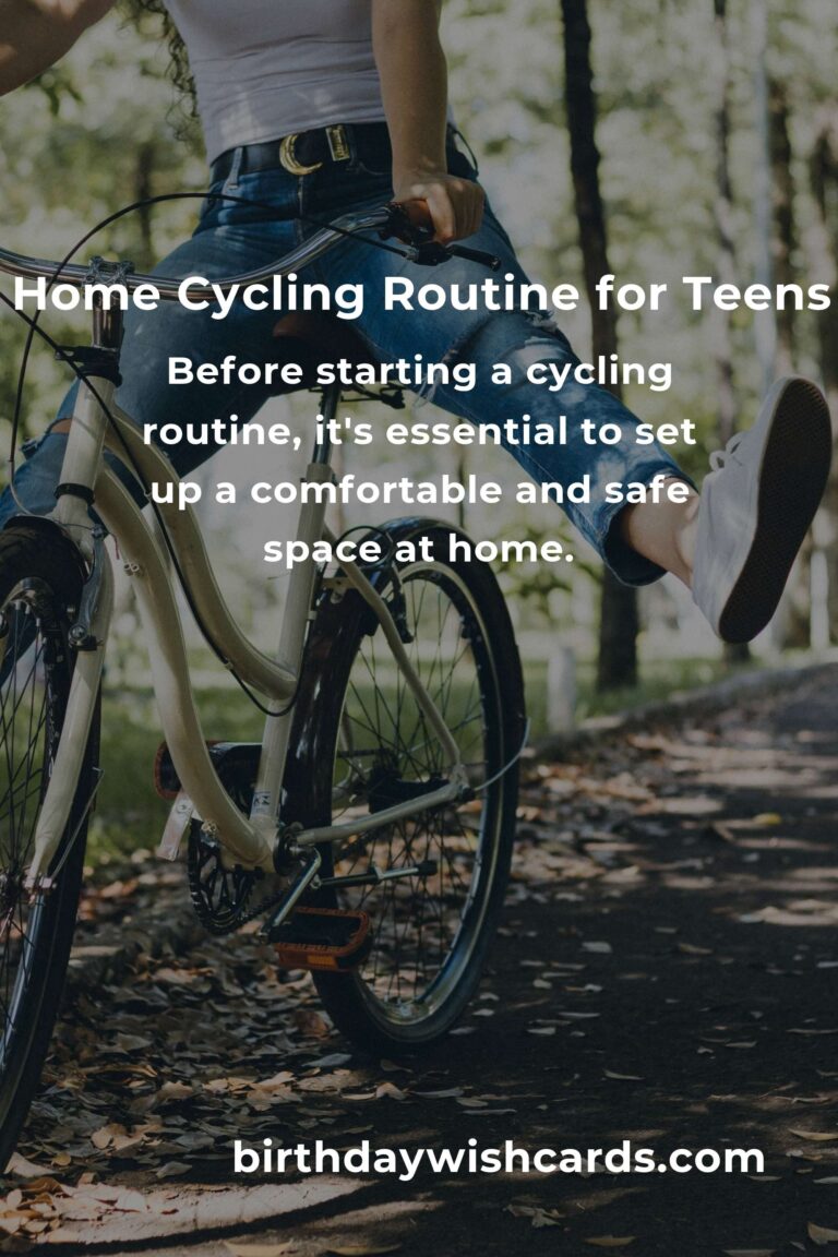 Effective Home Cycling Routine for Teens: Boost Fitness and Fun