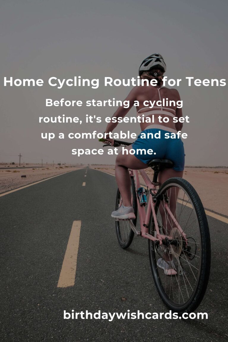 Effective Home Cycling Routine for Teens: Boost Fitness and Fun