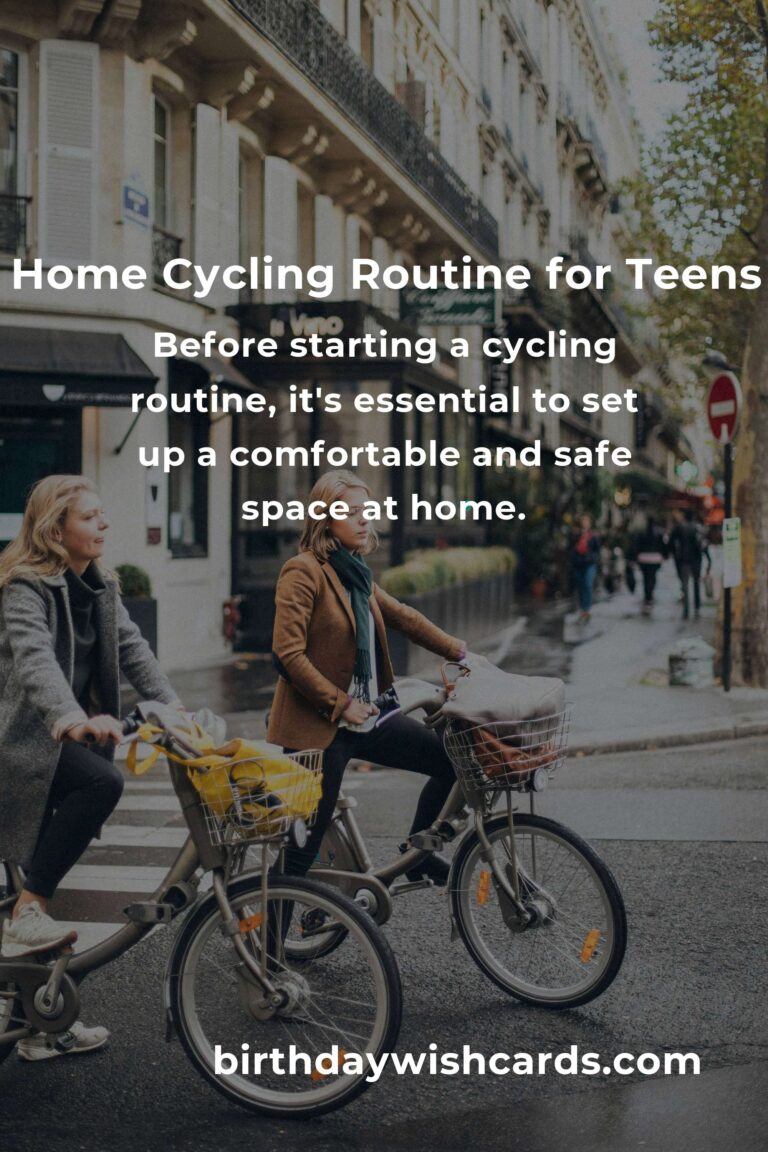 Effective Home Cycling Routine for Teens: Boost Fitness and Fun