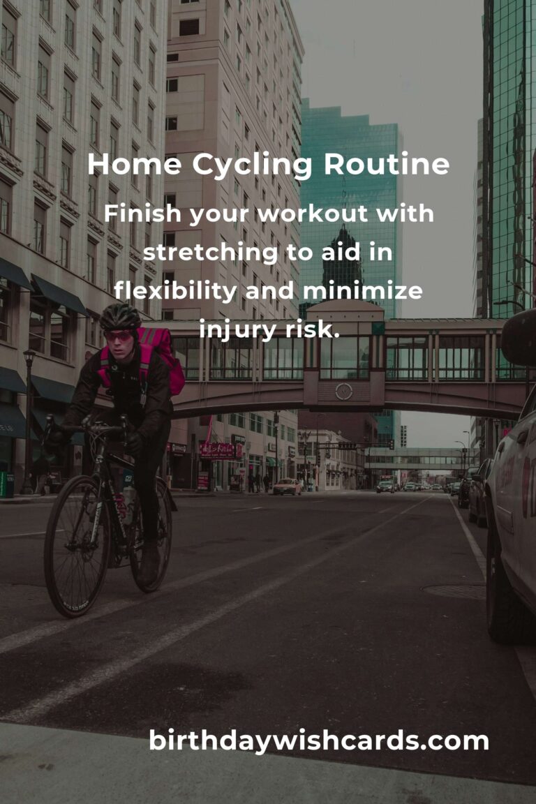 Effective Home Cycling Routine for Young Adults