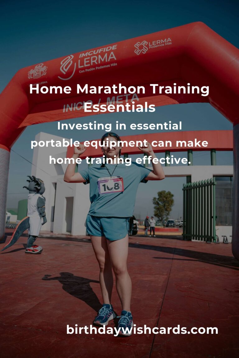 Effective Home Marathon Training Routine for Digital Nomads