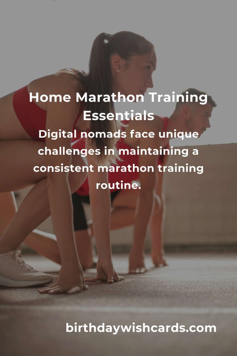 Effective Home Marathon Training Routine for Digital Nomads