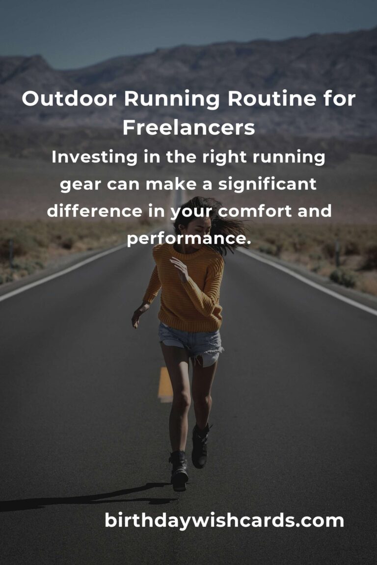 Effective Home Outdoor Running Routine for Freelancers