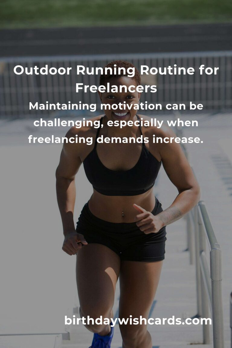 Effective Home Outdoor Running Routine for Freelancers