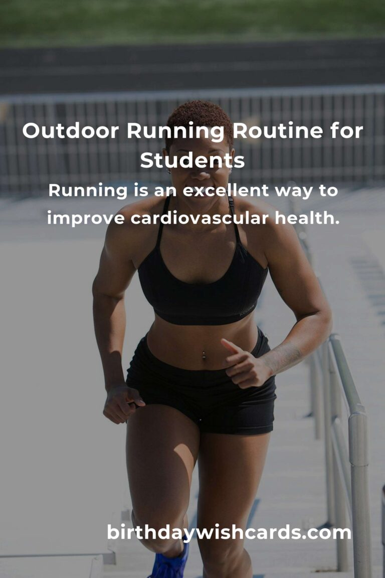 Effective Home Outdoor Running Routine for Students