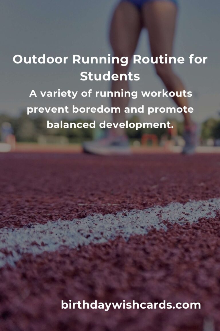 Effective Home Outdoor Running Routine for Students