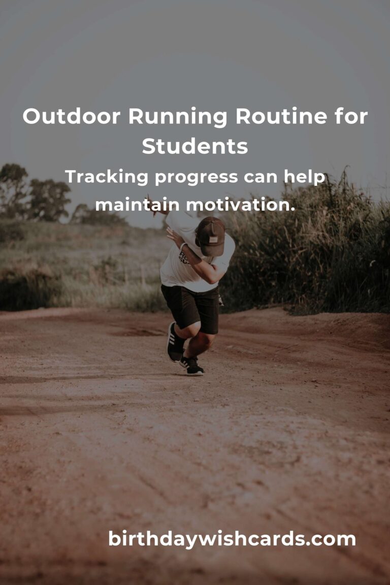 Effective Home Outdoor Running Routine for Students
