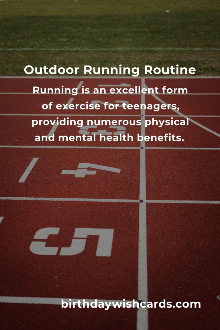 Effective Home Outdoor Running Routine for Teens