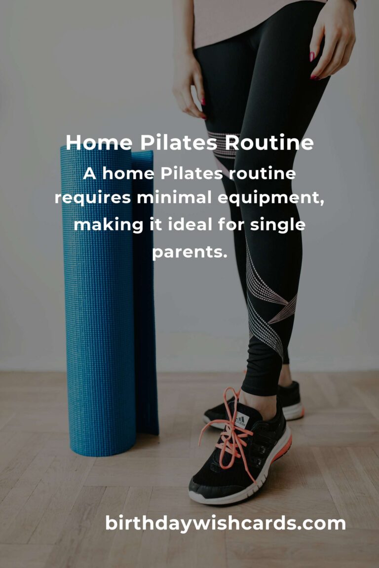 Effective Home Pilates Routine for Single Parents