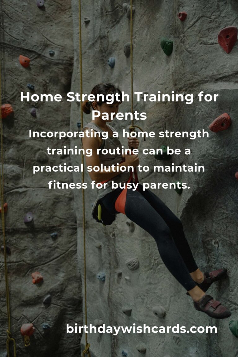 Effective Home Strength Training Routine for Busy Parents