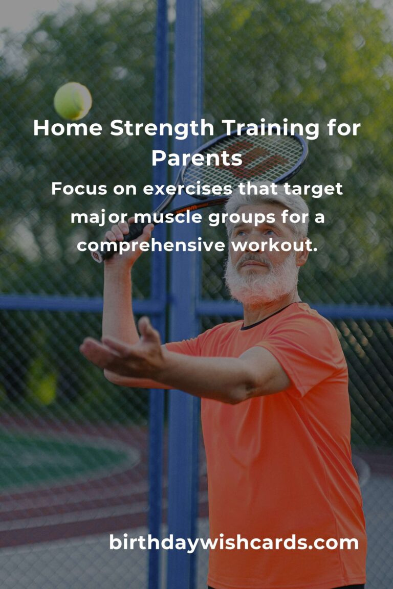 Effective Home Strength Training Routine for Busy Parents