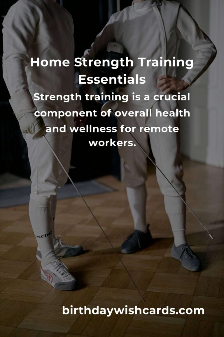 Effective Home Strength Training Routine for Remote Workers
