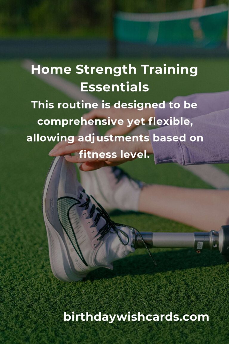 Effective Home Strength Training Routine for Remote Workers