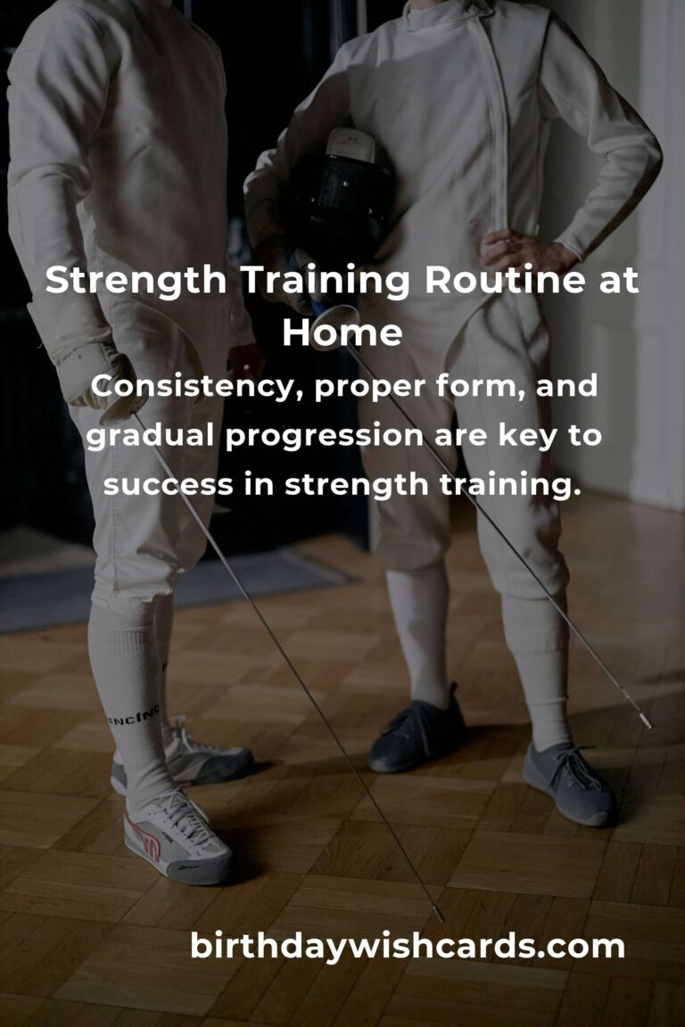 Effective Home Strength Training Routine for Young Adults