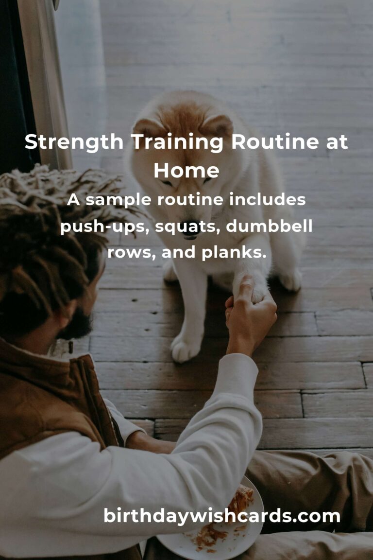 Effective Home Strength Training Routine for Young Adults