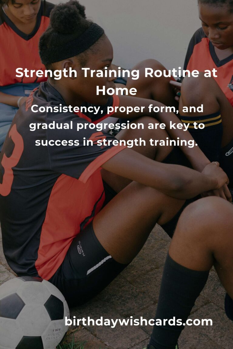 Effective Home Strength Training Routine for Young Adults