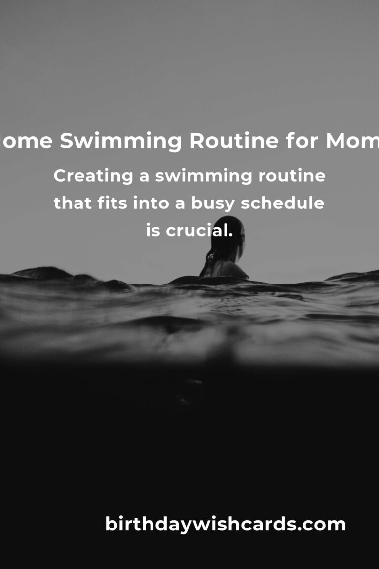 Effective Home Swimming Routine for Busy Working Moms
