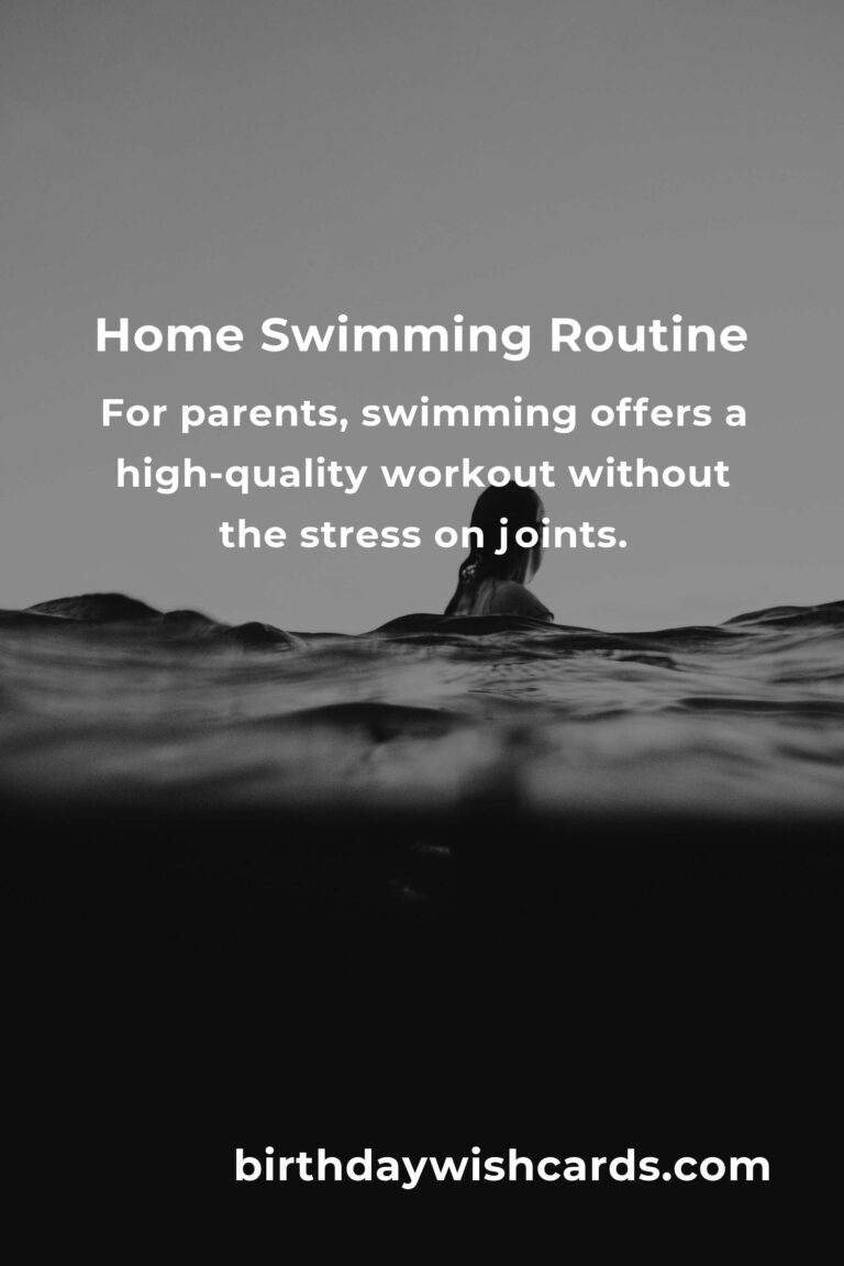 Effective Home Swimming Routine for Parents: Dive Into Fitness