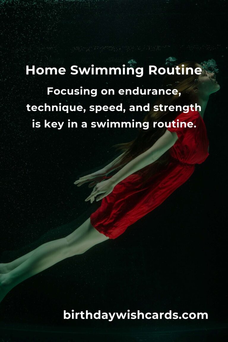 Effective Home Swimming Routine for Professional Athletes