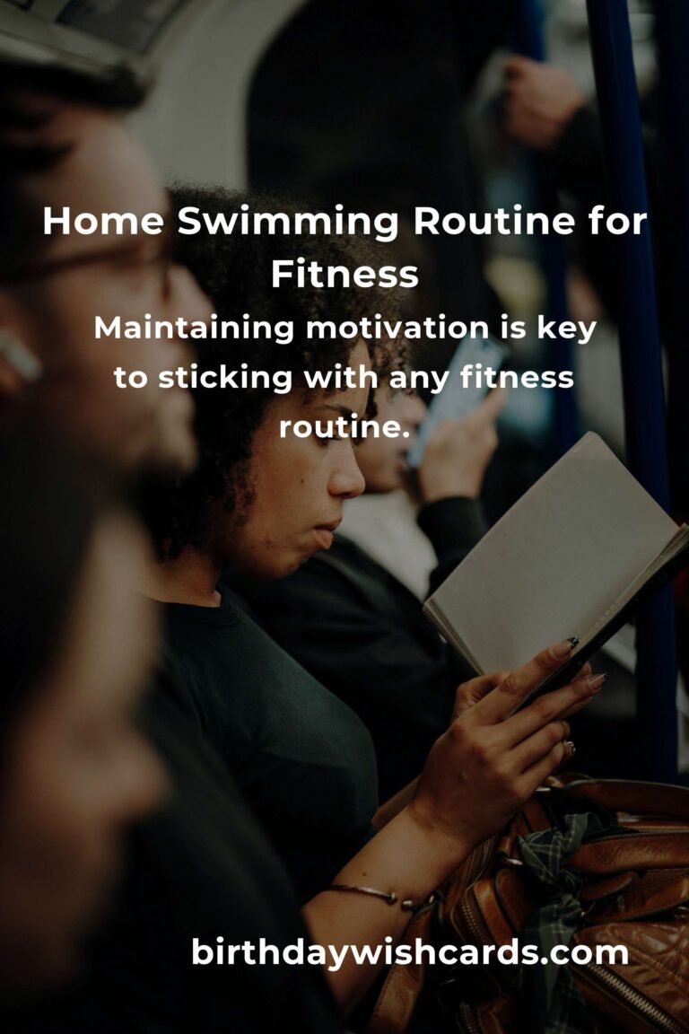 Effective Home Swimming Routine for Remote Workers