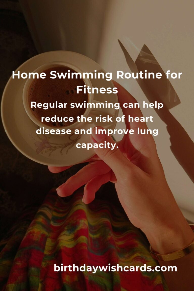 Effective Home Swimming Routine for Remote Workers