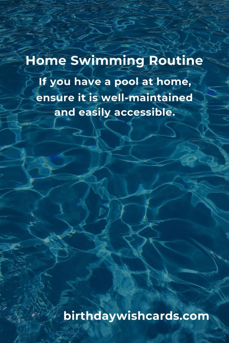 Effective Home Swimming Routine for Small Business Owners