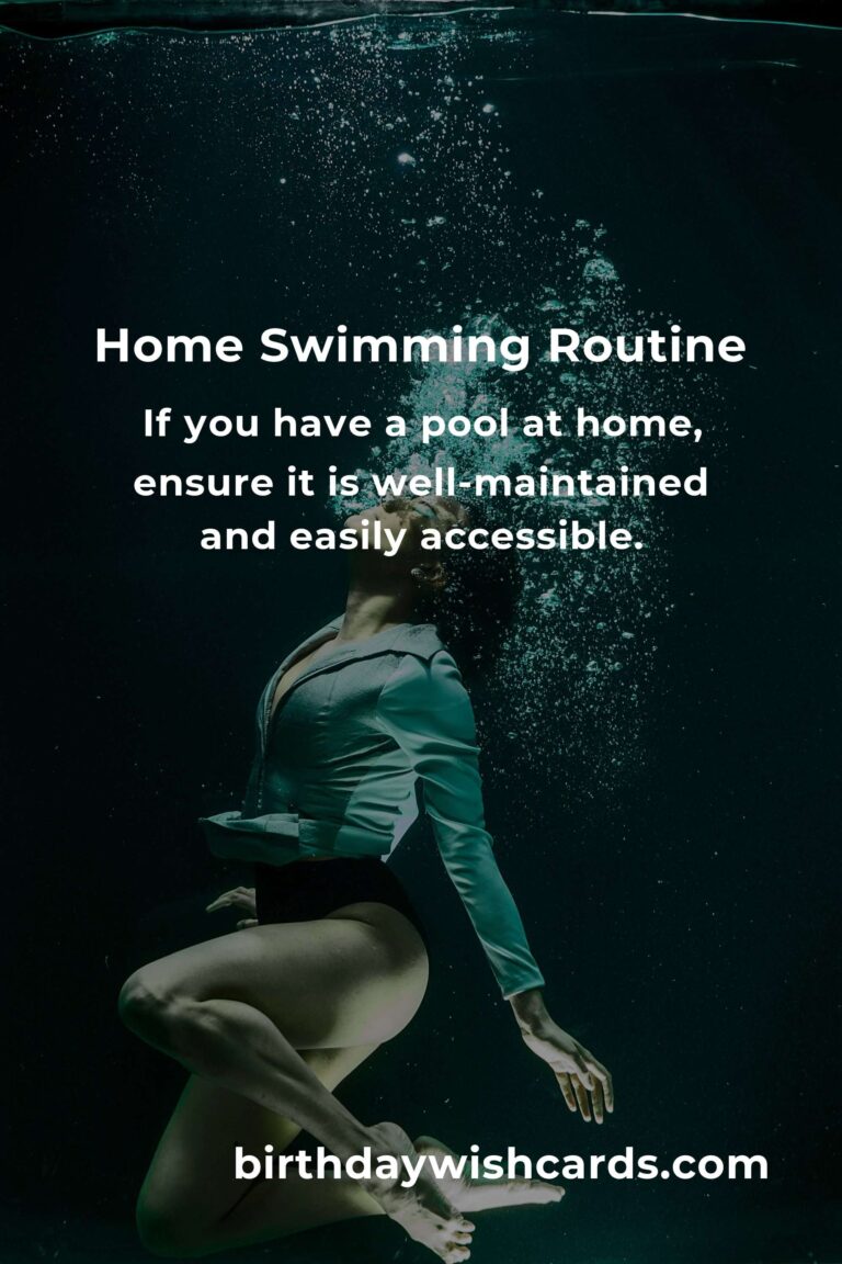 Effective Home Swimming Routine for Small Business Owners