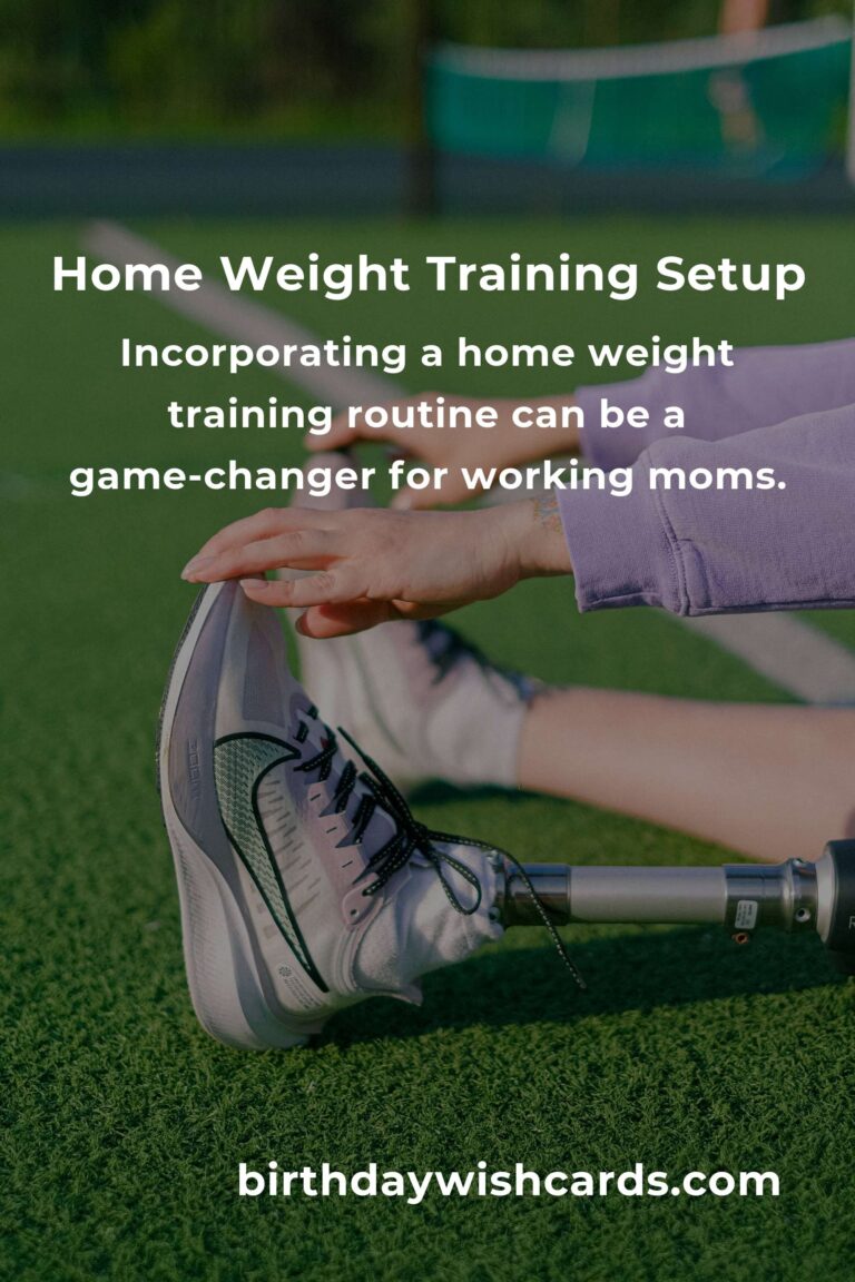 Effective Home Weight Training Routine for Busy Working Moms