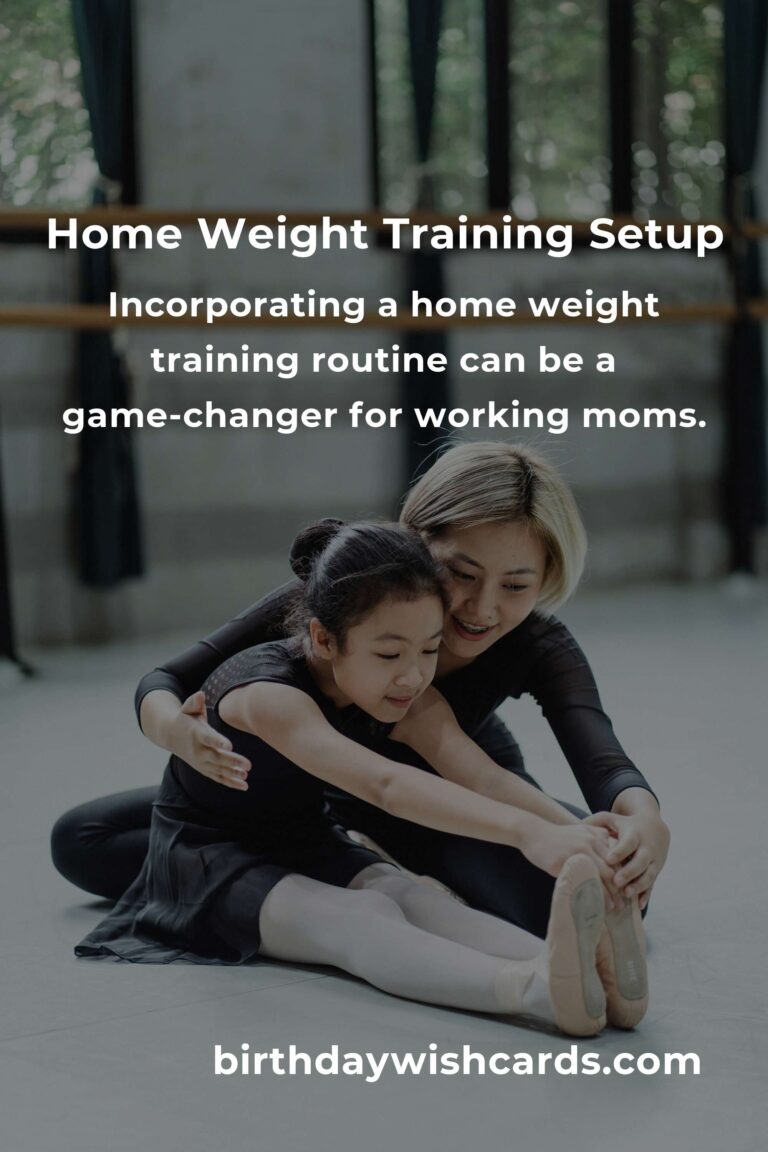 Effective Home Weight Training Routine for Busy Working Moms