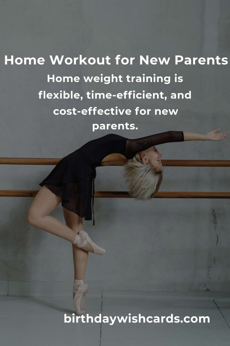 Effective Home Weight Training Routine for New Parents