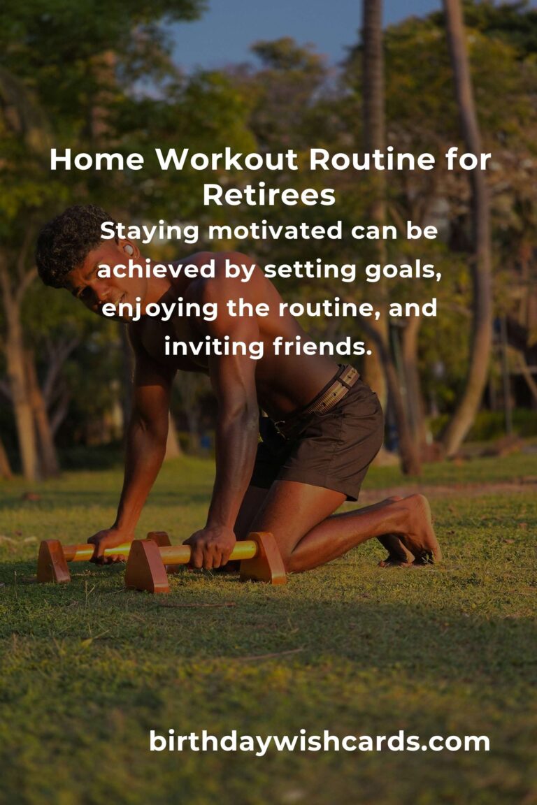 Effective Home Workouts Routine for Retirees to Stay Fit and Healthy