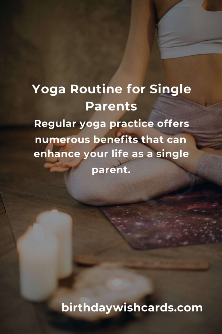 Effective Home Yoga Routine for Single Parents