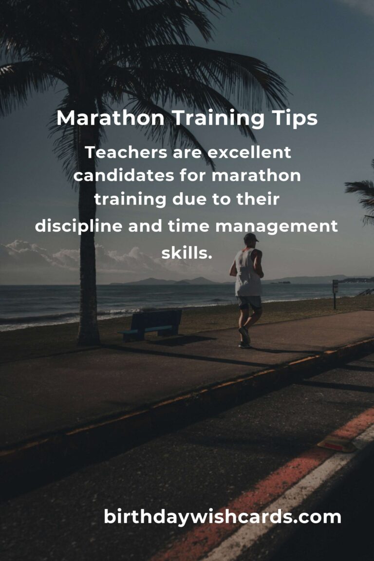 Effective Marathon Training for Teachers: A Comprehensive Guide to Getting Started