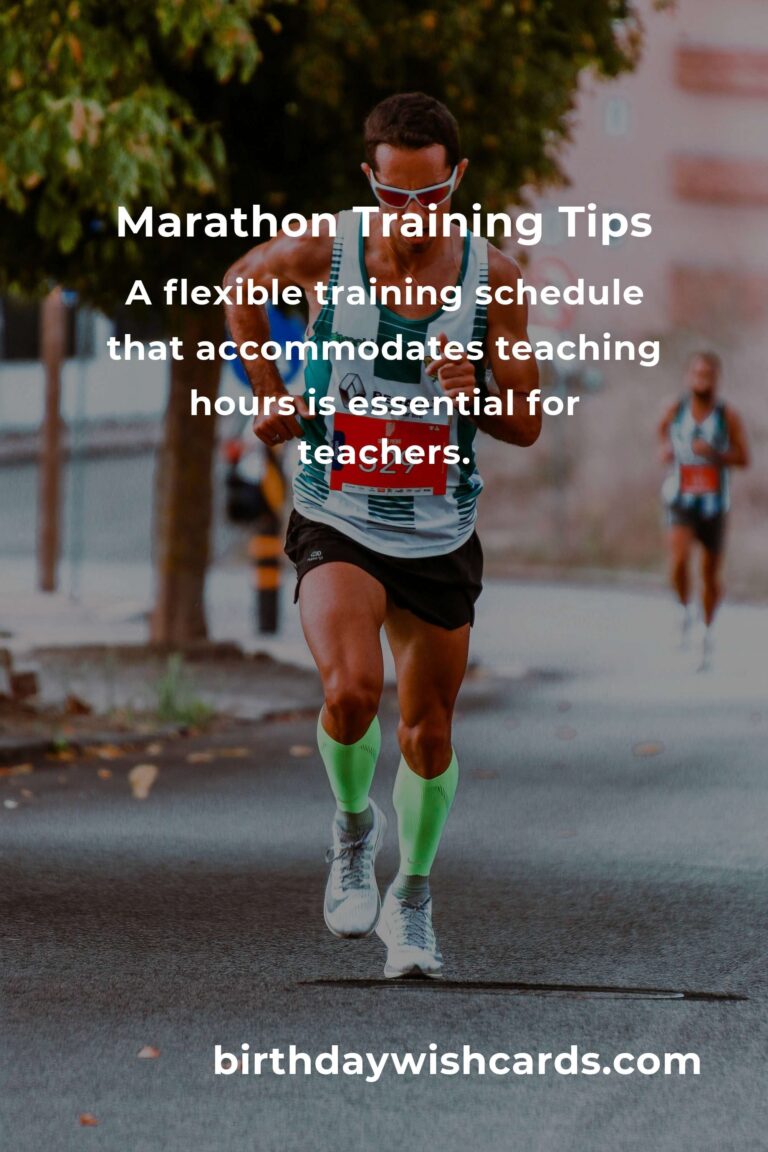 Effective Marathon Training for Teachers: A Comprehensive Guide to Getting Started