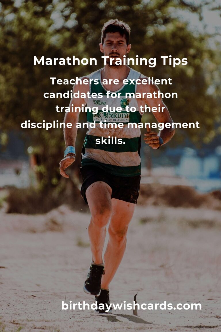 Effective Marathon Training for Teachers: A Comprehensive Guide to Getting Started