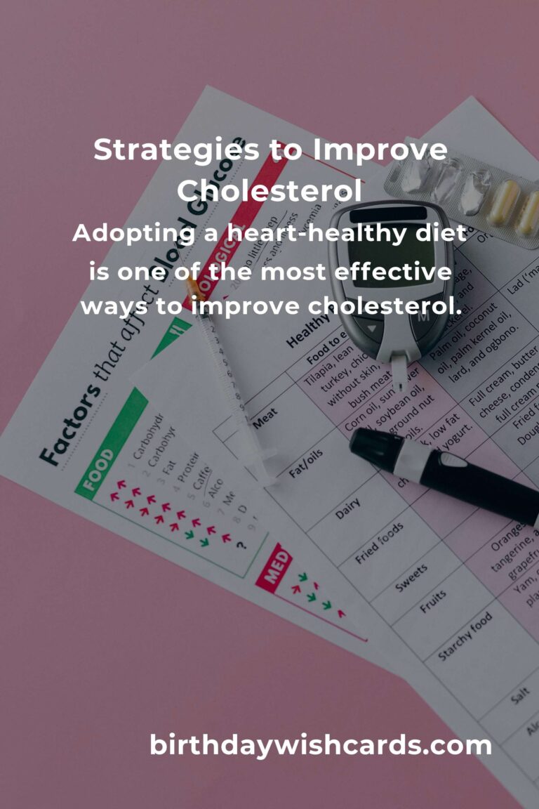 Effective Strategies for Single Parents to Improve Cholesterol Levels