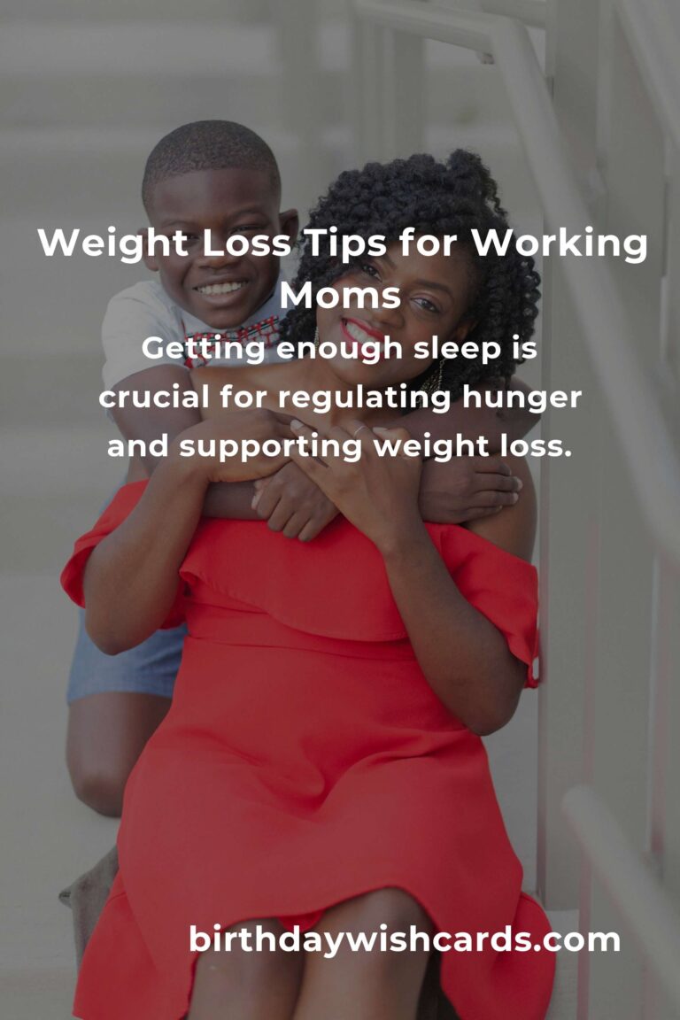 Effective Strategies to Enhance Weight Loss for Busy Working Moms