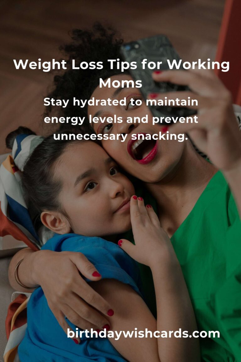 Effective Strategies to Enhance Weight Loss for Busy Working Moms