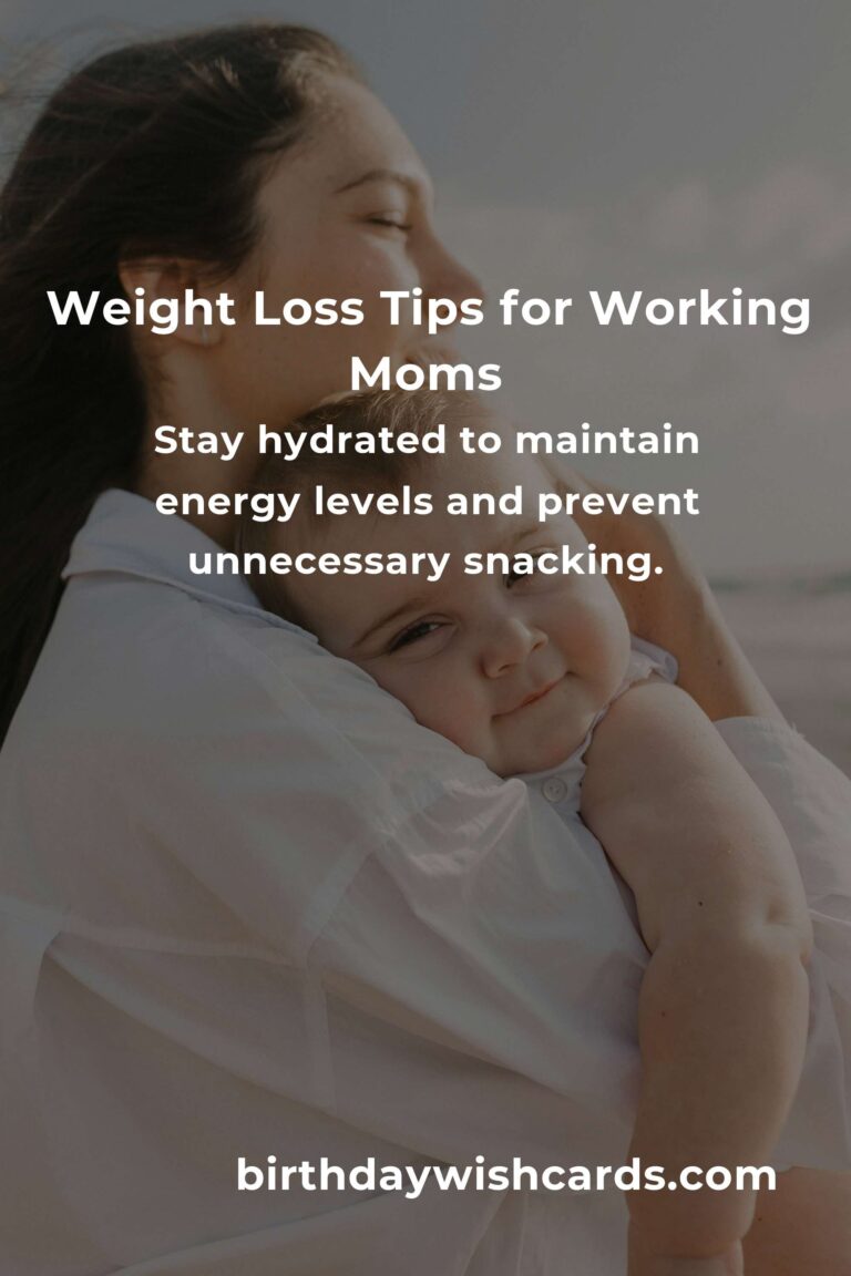 Effective Strategies to Enhance Weight Loss for Busy Working Moms