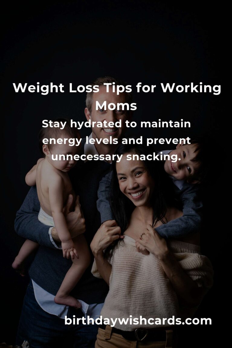 Effective Strategies to Enhance Weight Loss for Busy Working Moms