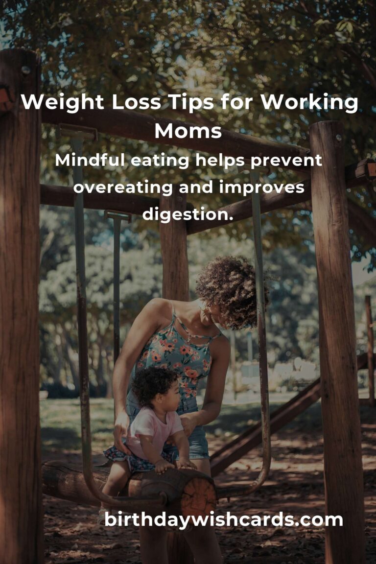 Effective Strategies to Enhance Weight Loss for Busy Working Moms