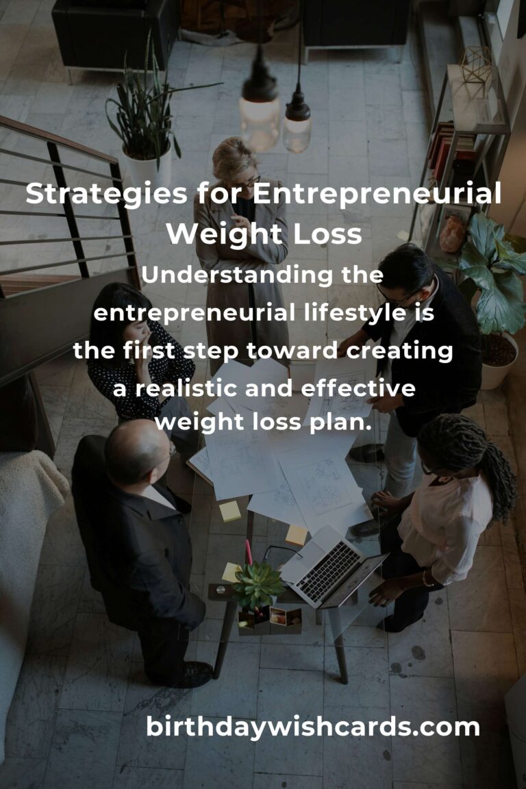 Effective Strategies to Enhance Weight Loss for Entrepreneurs