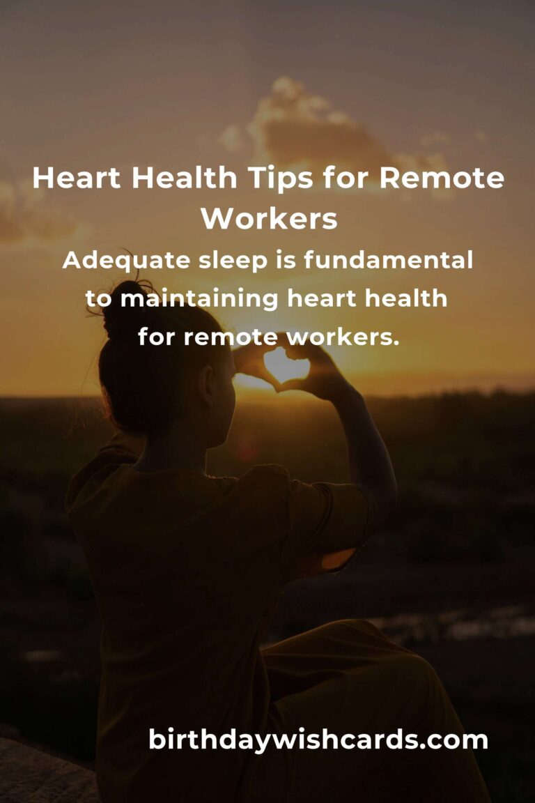 Effective Strategies to Improve Heart Health for Remote Workers