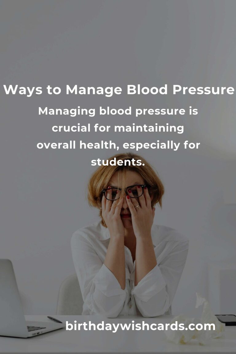 Effective Ways to Improve Blood Pressure for Students