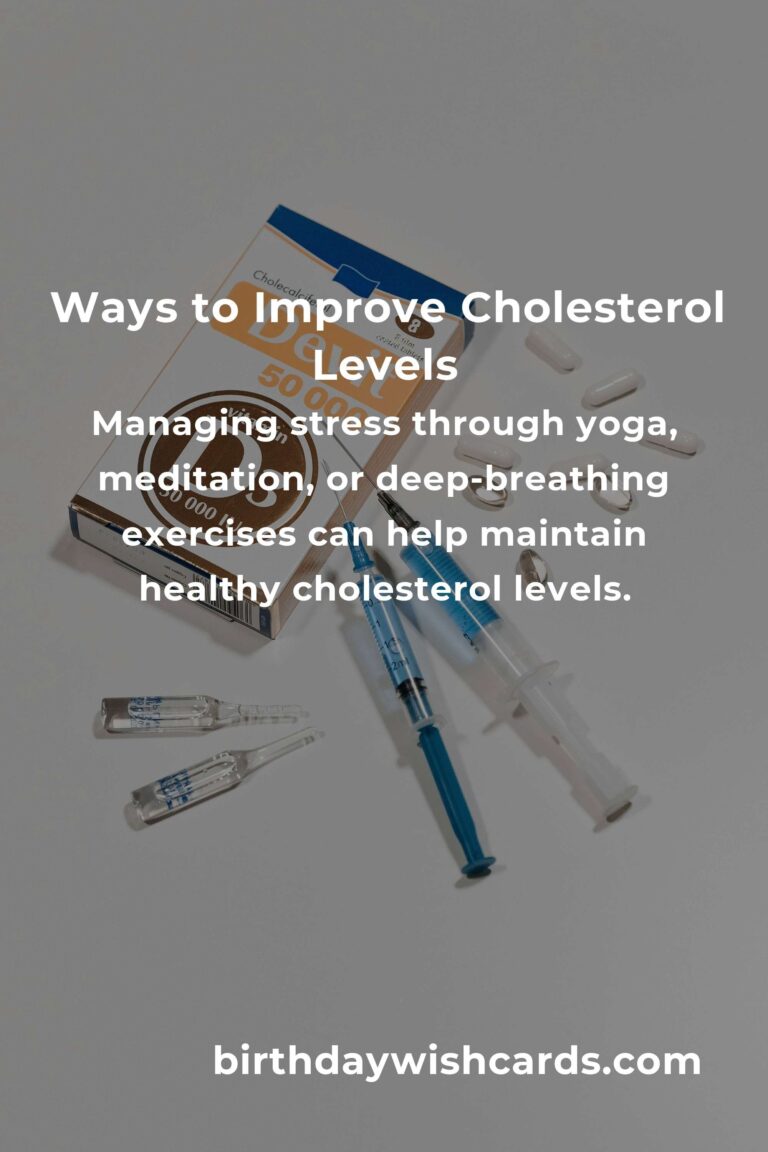 Effective Ways to Improve Cholesterol Levels for Students