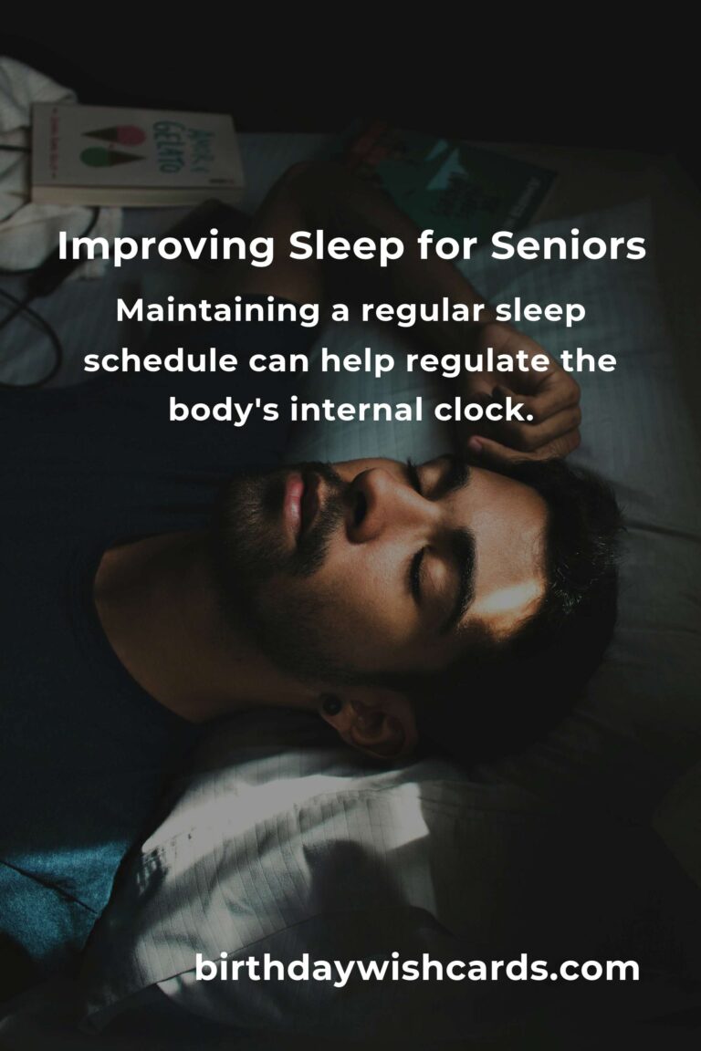Effective Ways to Improve Sleep Quality for Seniors