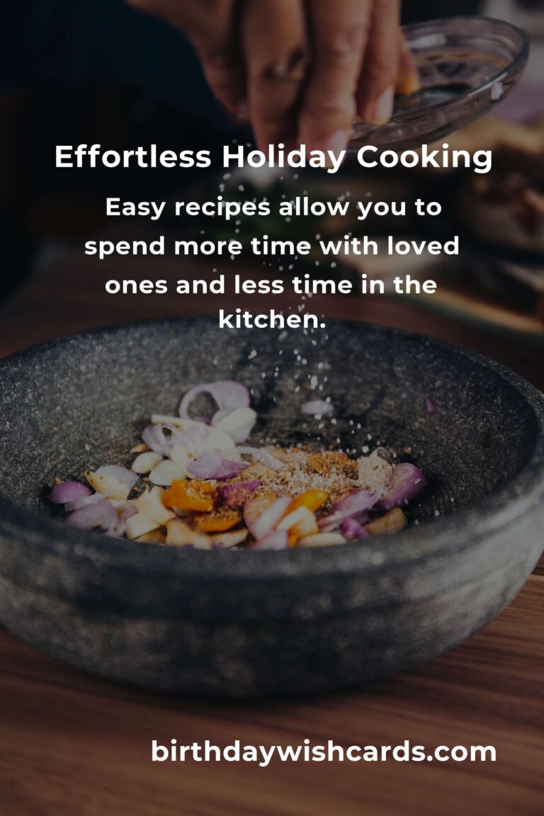 Effortless Holiday Cooking: A Guide for Busy Remote Workers